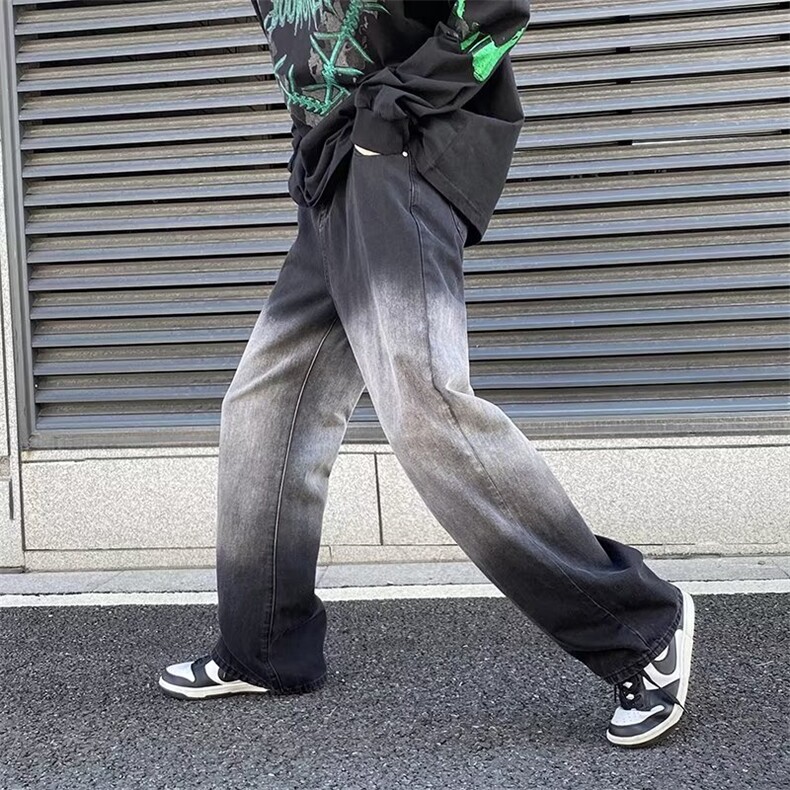 牛仔裤男秋季潮大码休闲裤子高街ZK90P42,男装牛仔裤,星座1116-2