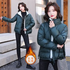短款羽绒服2021年新款女高端小个子白鸭绒气质潮外套，女装羽绒服，布衣桑