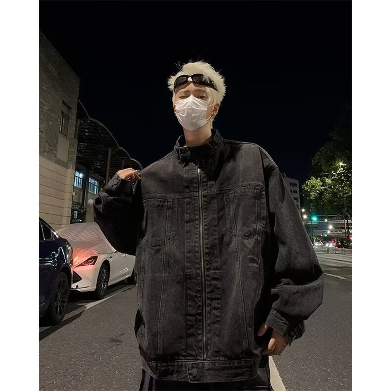秋季新款美式复古夹克水洗外套J8838P75,男装夹克,星座1116-2