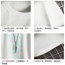 Q11139-P30春夏季七分袖t恤男大码五分袖男短袖中袖网格挂拍，男装T恤，电商A040A