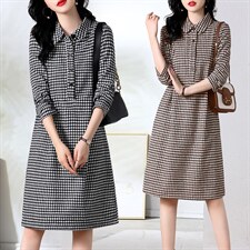 罗得堡2022年秋装新款连衣裙7805，女装连衣裙，罗得堡