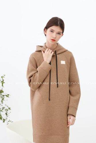 太空棉空气层刺绣卫衣，女装卫衣/绒衫，伊奈秀E∩ΛXU