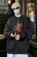 ！圆领卫衣男装港风长袖T恤男外套男WY257-特P23，男装T恤，电商B367