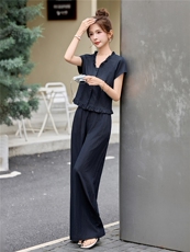 牛仔时尚套装女夏气质减龄显瘦休闲两件套2D050-7281P145，女装套装/套裙，琦鑫阁（原依鑫阁）