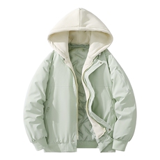 新款青少年学生棉袄假两件加绒加厚棉衣秋冬保暖棉服情侣YY2588，男装棉衣，星座1206（原A206）