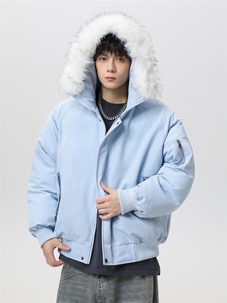 潮流宽松棉服高高街潮牌休闲棉衣A161-9987,男装棉衣,电商A161