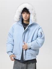 潮流宽松棉服高高街潮牌休闲棉衣A161-9987，男装棉衣，电商A161