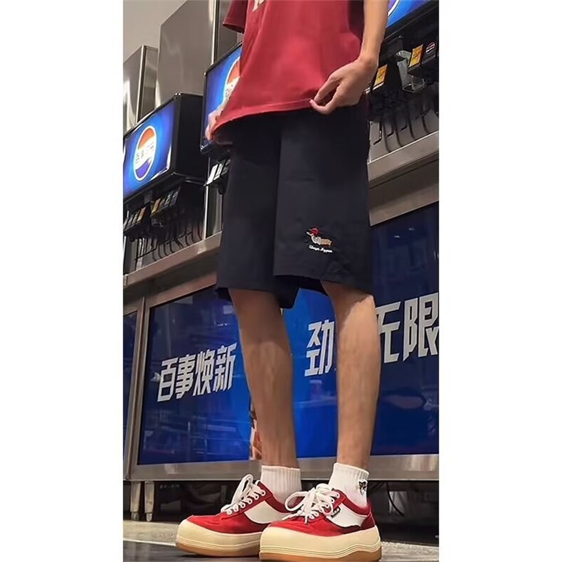夏季薄款休闲裤子男女款百搭宽松直筒复古痞帅显瘦长裤,男装休闲裤,四季星座505