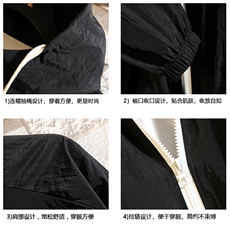 FS63099-P55薄款防晒衣男透气防紫外线钓鱼外套冰丝防晒服，男装夹克，电商A040A