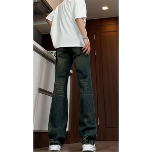 B221 美式ins高街暗黑小众夏季重工艺破洞牛仔裤LK24178-P65 控88图片
