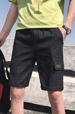 （可）夏季休闲五分裤韩版中裤松紧牛仔短裤D/，男装牛仔裤，电商D202