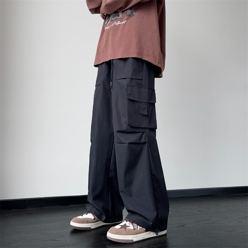 常年备货款男宽松直筒高街潮牌工装休闲长裤K808p25大量备货,男装工装外套,电商D315A