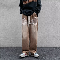 牛仔裤男秋季潮大码休闲裤子高街NC010P45，男装牛仔裤，星座1116-2