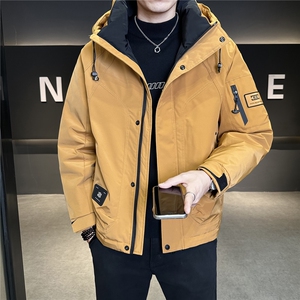 冬季新款工装羽绒服男 短款保暖羽绒外套夹克YR25109-P245图片