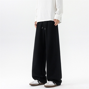 8XL-M新款美式秋季运动大码卫裤男士休闲宽松阔腿长裤子K9157P58