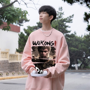 抖音品质秋季新款黑神话悟空仿棉圆领卫衣wycm7012-特批28控49图片