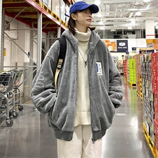 2023冬上新加绒加厚休闲棉衣羊羔绒连帽外套男女992-P110控价158，男装棉衣，电商A441-1