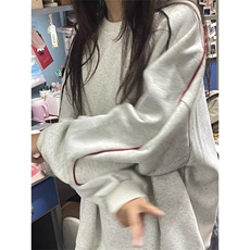 5315-P45情侣款纯棉华棉复合宽松休闲卫衣薄款/加绒，女装卫衣/绒衫，星座617A-2