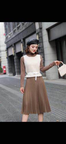 两件套连衣裙，女装连衣裙，依柏璐