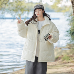 抖音直播连帽棉衣假两件加厚棉袄情侣款百搭面包服MY111-P65图片
