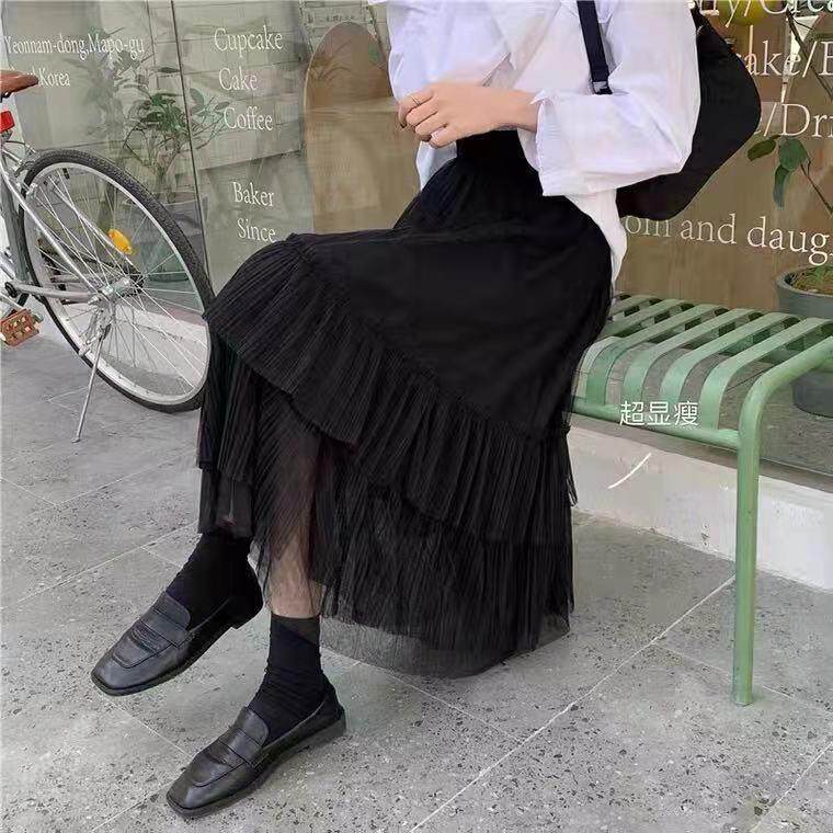 2021春季网纱半裙，女装半身裙，曼希野
