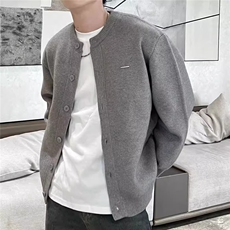 冬季新款圆领针织衫开衫男女毛衣加厚打底长袖毛衣上衣MY156P65，男装T恤，星座1013-5