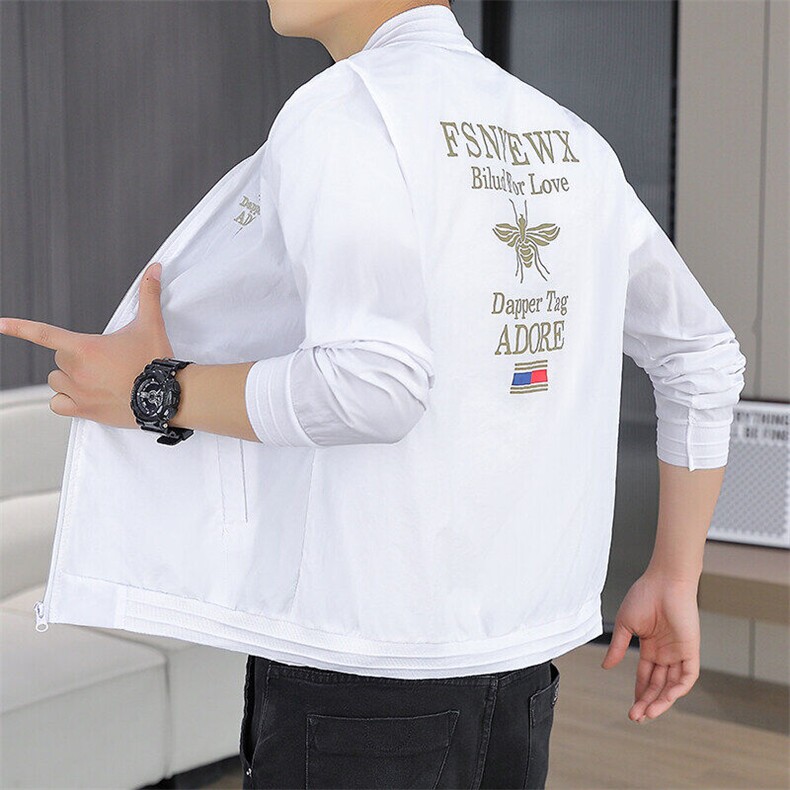 2025新款夏季UPF50户外冰丝防晒衣男薄款潮牌防紫外线，男装防晒衣，星座1206（原A206）