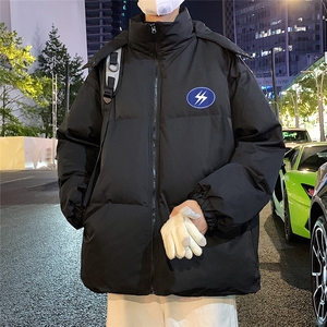 冬季港风韩版宽松加棉加厚连帽冲锋衣棉衣棉服 MY6211 P115控158图片