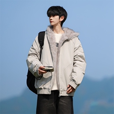 M8601-P95冬季新款男女同款座山雕连帽棉衣外套，男装棉衣，星座109