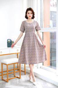 现货新款小碎花连衣裙，女装连衣裙，欧雅斯丹·尔