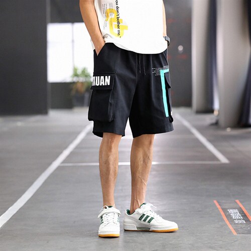 7XL~M码2023夏装新款五分裤短裤男休闲裤大码加肥胖子工装裤子潮，男装休闲裤，钱塘717(原712)