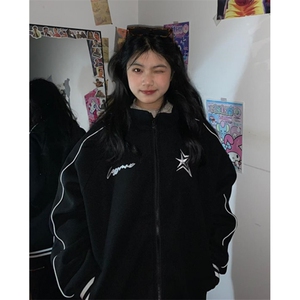 飞行员夹克棒球服男潮牌宽松小众百搭休闲工装外套 W666图片