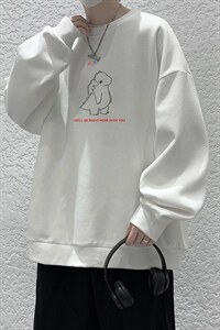 华夫格卫衣圆领卫衣男大码长袖t恤男外套 HW76140-P30加绒款-P40图片