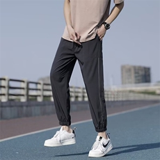 束脚宽松型时尚潮牌长裤运动裤纯色新款男夏季潮休闲裤762/P30，男装休闲裤，星座506