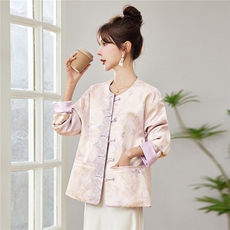 中式2026年春季短外套5天左右发货，女装短外套，靓衣阁