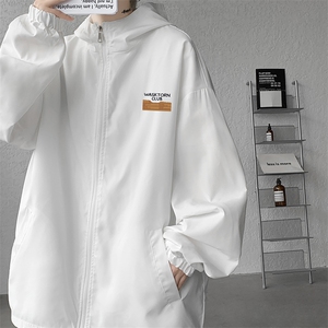 连帽夹克男大码胖子棒球服上衣外套JK65350-P45图片