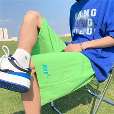 现货2026夏季清凉速干印花松紧港风美式跑量男女沙滩裤K517-TP20，男装牛仔裤，电商A170