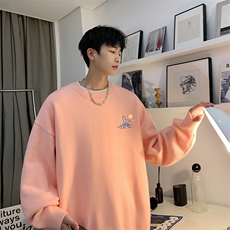 假两件毛衣男大码加绒针织衫男毛线衣M80364-P55加绒P70，男装针织衫/毛衣，电商A040