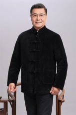 风唐装中老年90绒羽绒服复古盘扣羽绒服外套中式爸爸男装，男装羽绒服，钱塘723