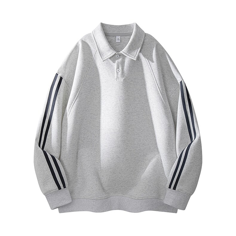 新款秋季56%棉男卫衣休闲宽松衬衫领长袖打底衫青少年潮HH8972，男装T恤，星座1206（原A206）