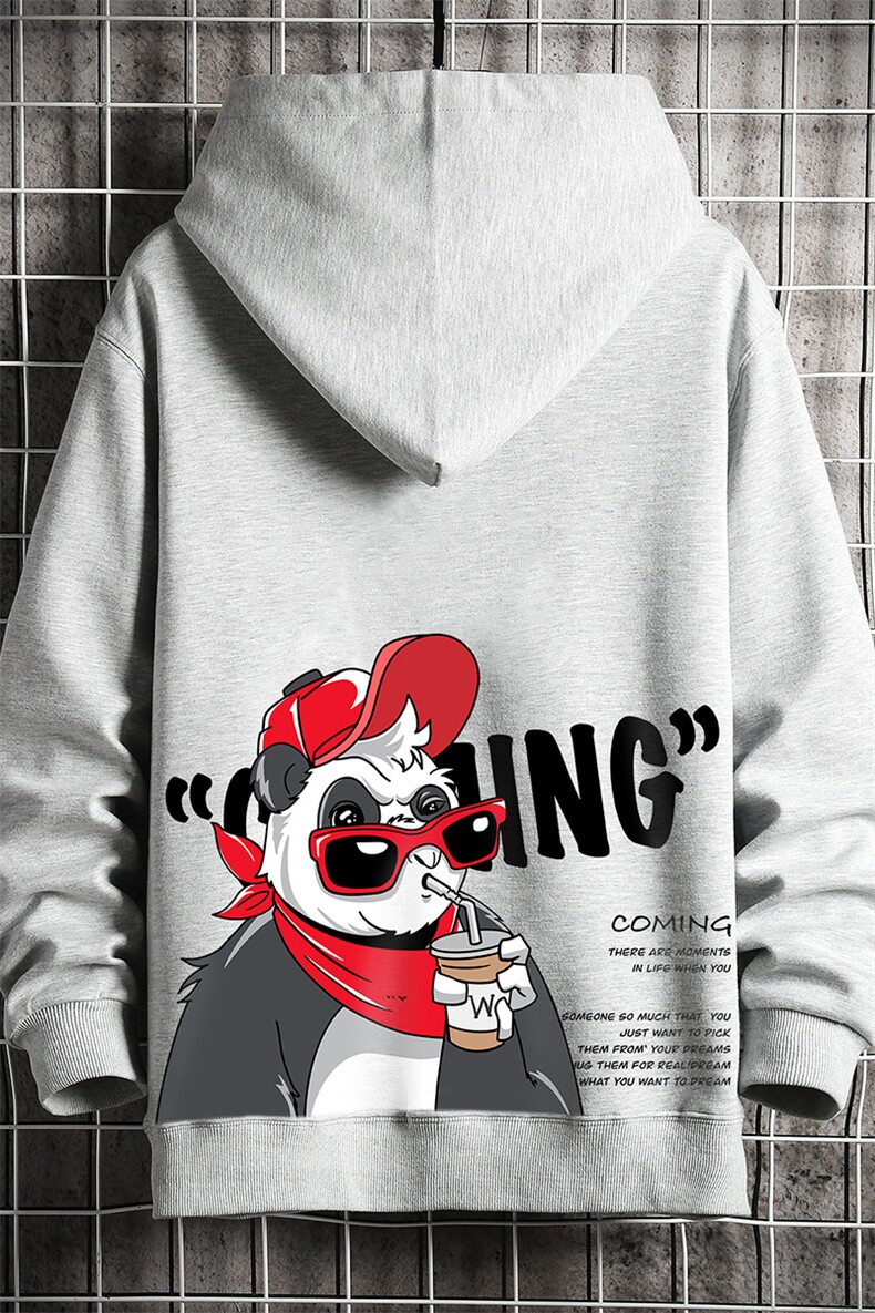 KS21218-P38连帽开衫卫衣男运动外套大码班服网格,男装卫衣,电商A040A