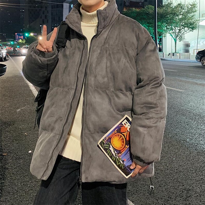港风麂皮绒棉服男冬新款情侣棉衣外套加厚棉袄羽绒服MY8805-P68,男装棉衣,星座205-1