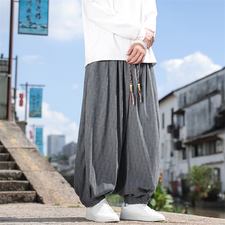 风灯芯绒灯笼裤脚哈伦裤超大码M-9XL2538加绒-P85常规P65,男装卫衣,电商A057B