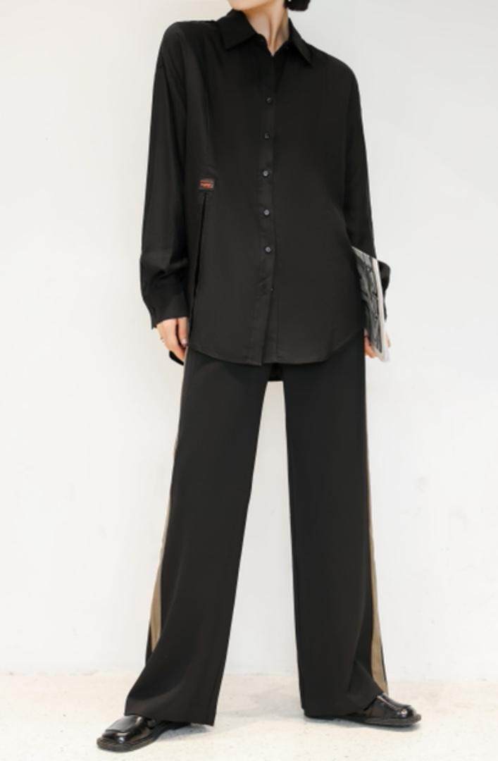 秋季新款开叉带标衬衣，其它，储辰