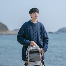 B225-M1145-X78-P62-腈纶42%锦纶31%PBT27%-特殊条纹毛衣有现货，男装针织衫/毛衣，电商B225