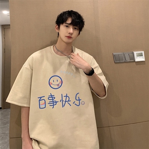 麂皮绒短袖t恤男大码半袖男 JD82183-P25图片