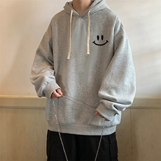 纯棉连帽卫衣男大码运动帽衫宽松薄WY2204-P35加绒款-P40，男装卫衣，电商A040