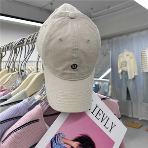 2025新品美式复古水洗棉刺绣字母棒球帽子男女宽檐显脸小鸭舌帽图片