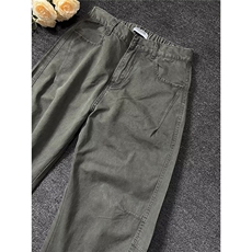 美式高街弯刀休闲裤设计感褶皱潮流宽松阔腿工装裤K90056-P50网图，男装工装外套，电商B245