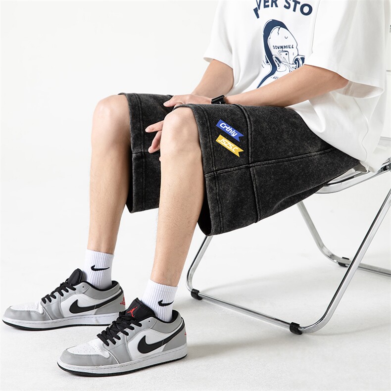 2023夏季薄款男士五分休闲简单时尚潮流运动短裤XD22930-P45,男装休闲裤,电商A042